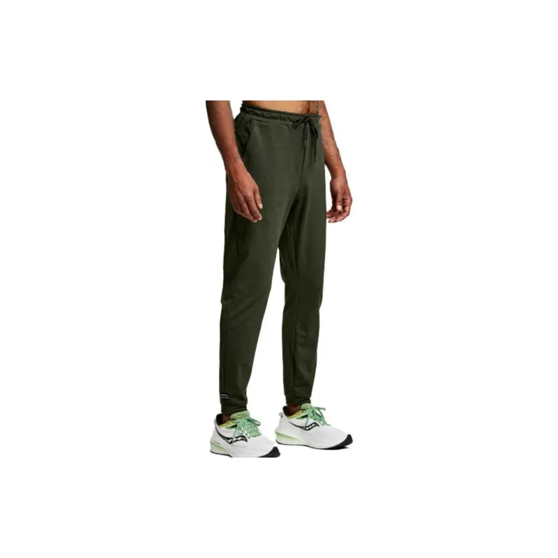 Saucony Knitted Sweatpants Men Army Green-2