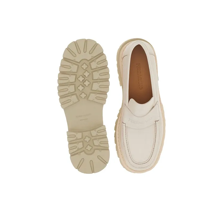 Ferragamo Loafers Men White-4