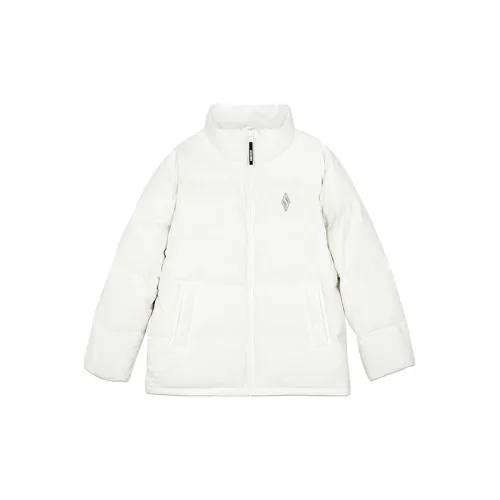 Skechers Diamond Series Down Jackets Unisex Marshmallow White