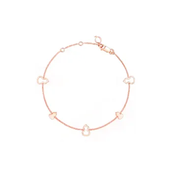 Qeelin Karat Gold Bracelets Women's Rose Gold