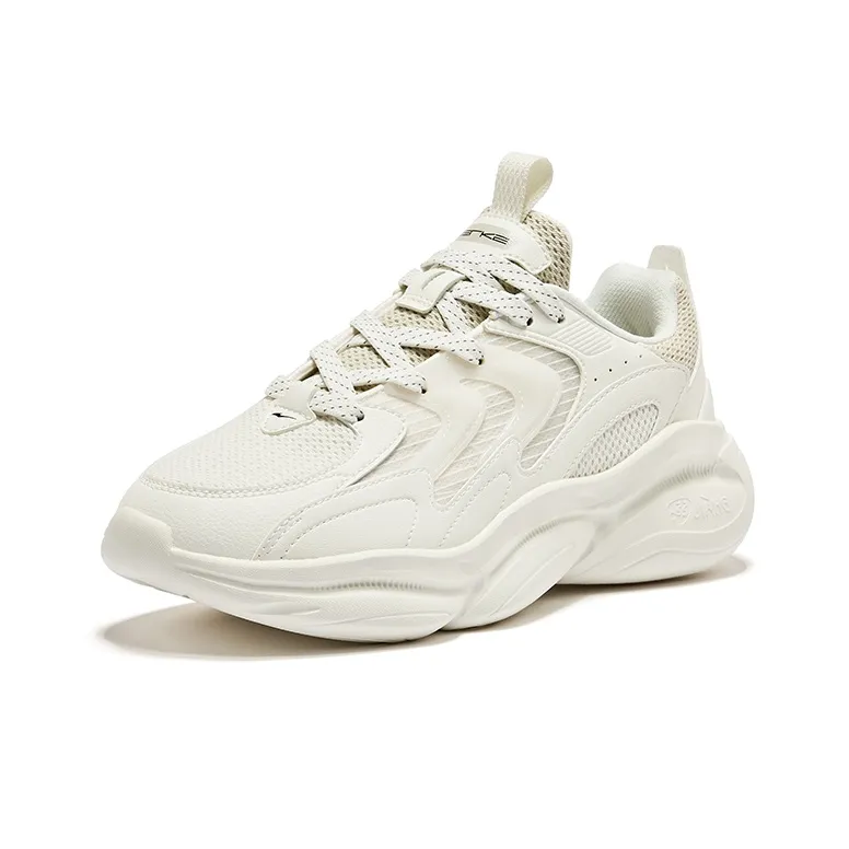 Erke Chasing The Light Low Top Casual Shoes Women's White Gray-2