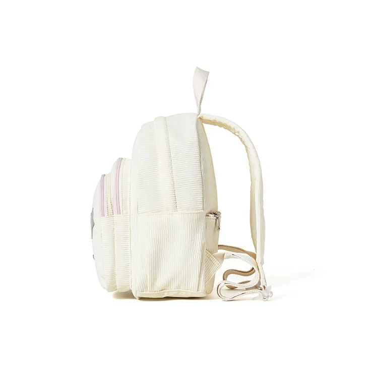 Sound For Life Fabric Backpack Small Size Women's Ecru-1