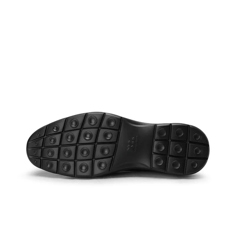 GOLDLION Dress Shoes Men's Black-4