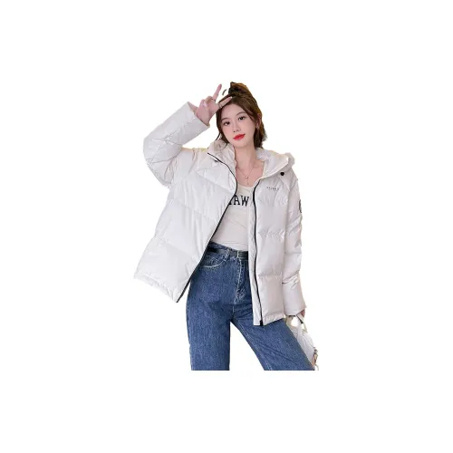 Tonlion Down Jackets Women's Raw White