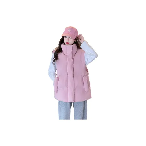 Tonlion Puffer Jackets Women's Marshmallow Pink