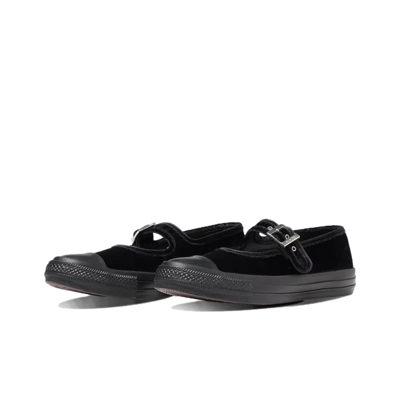 Converse All Star Mj Velvet Ox 'Black' Women's-2