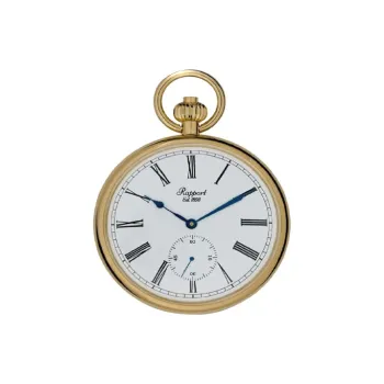 RAPPORT Manual Mechanical Movement Metal Pocket Watch 52mm Unisex Gold PW94Rapport