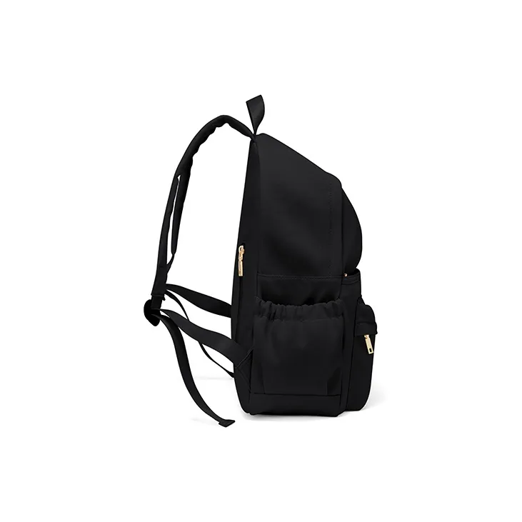 MAKEUP KITTEN Polyester Handbag Backpack Backpack Regular Unisex Ecru-14
