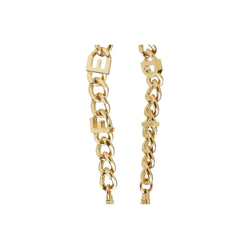FENDI Brass Bag Strap Bag Strap Women's Gold-1