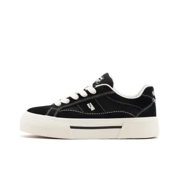 VEEMES 235S Slip Resistant Cushioning Impact Resistance Wear Resistant Low Top Skateboard Shoes Unisex Black