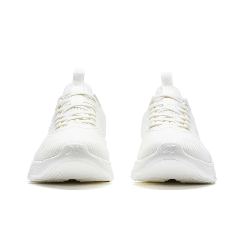XTEP Anti-Slip And Wear-Resistant Breathable Low-Top Running Shoes Men's Sail White-5
