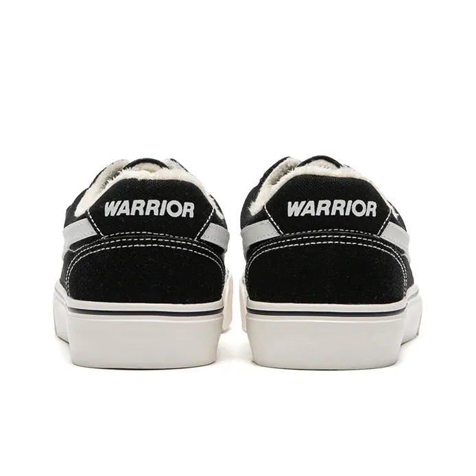 Warrior Huichao Thermal Abrasion Resistant Lightweight Slip Resistant Low Top Canvas Shoes Unisex Black Beige-4