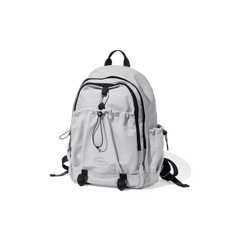 LIVEBOX EN DIRECT Nylon Laptop Bag Backpack Tubas Women's Pink/Ecru-5