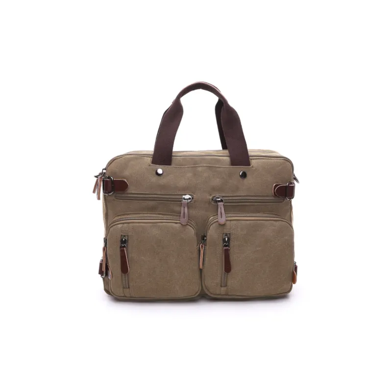 Slazenger Canvas Canvas Bag Shoulder Bag Crossbody Bag Handbag Regular Unisex Black/Gray/Khaki/Dark Blue/Coffee-4