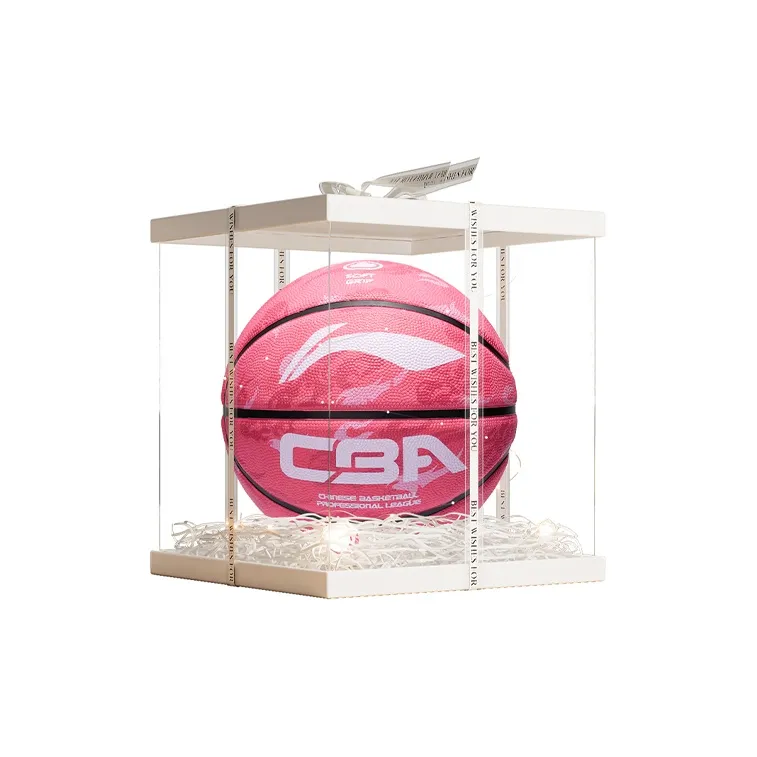 LiNing Rubber Basketball Pink Size 7 5 Size Training Women's-14