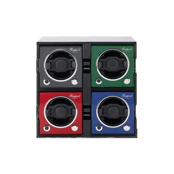 RAPPORT Four Watch Slots Watch Winder Black Unisex