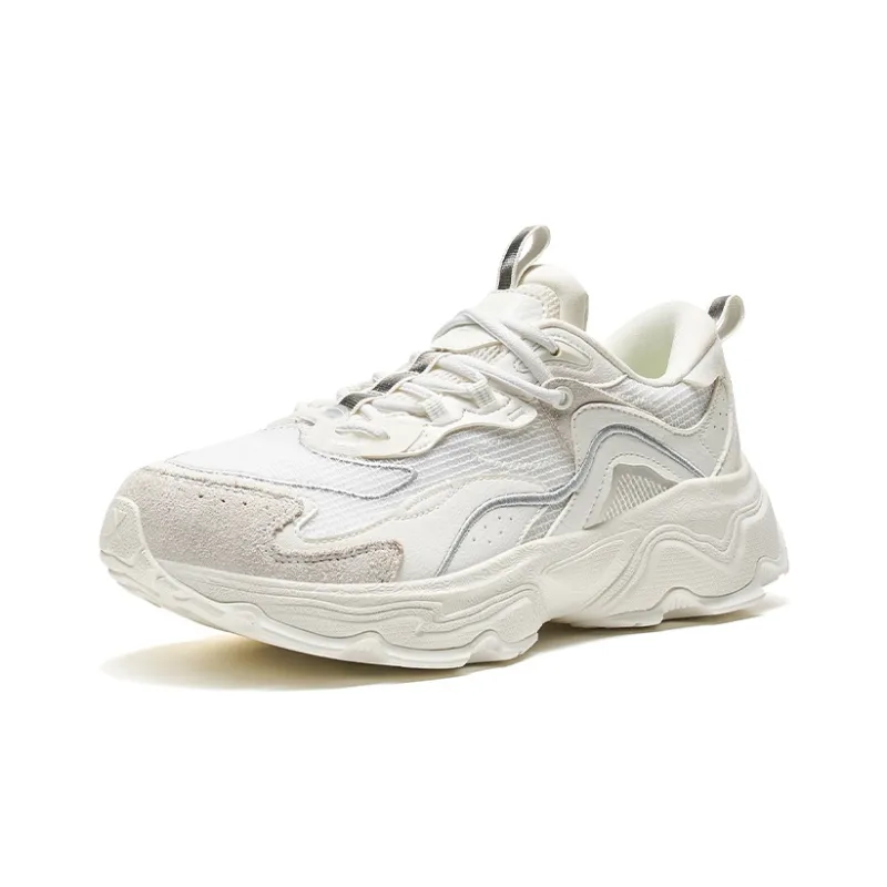 XTEP Junling 2.0 Slip Resistant, Abrasion Resistant, Breathable Low Top Running Shoes Men's White-1