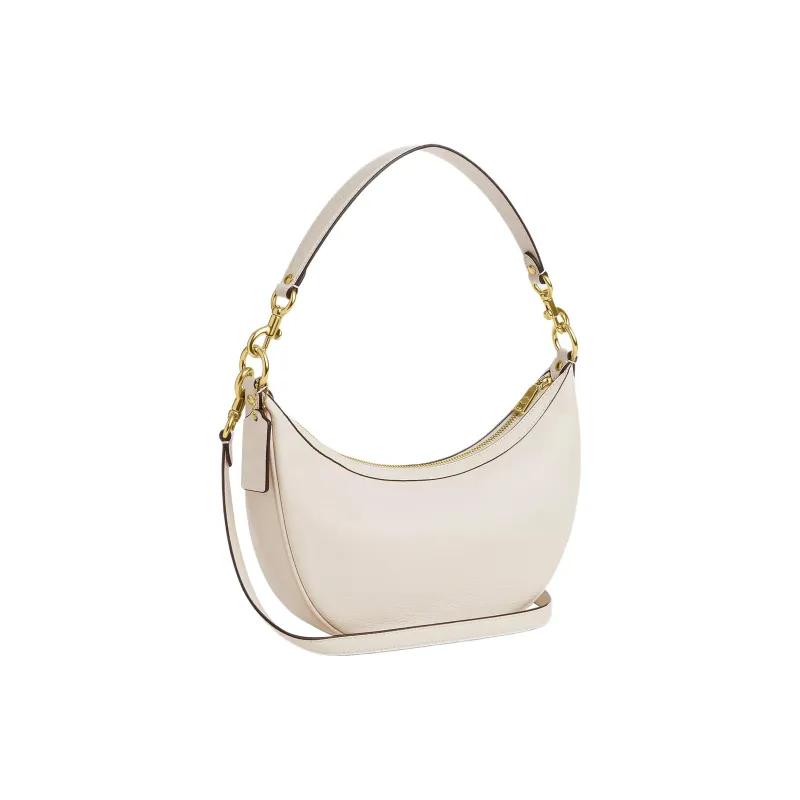 COACH Cow Leather Crescent Shoulder Bag Women's-1