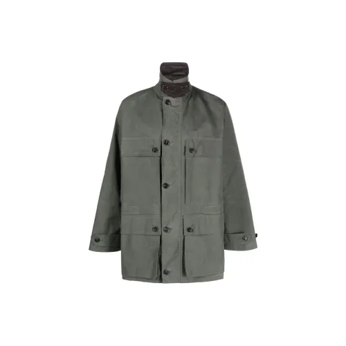 Mackintosh Country Single-breasted Cotton Coat