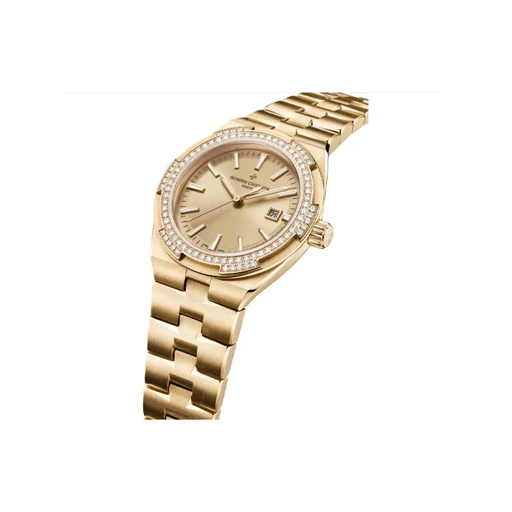 VACHERON CONSTANTIN Overseas Collection Automatic Mechanical Movement Women's Watch Watch 35mm Gold Dial-3