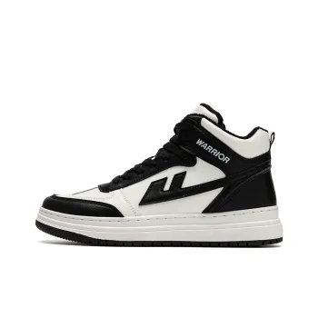 Warrior Thermal Cushioning, Abrasion Resistant, Lightweight High Top Skateboard Shoes Unisex Black