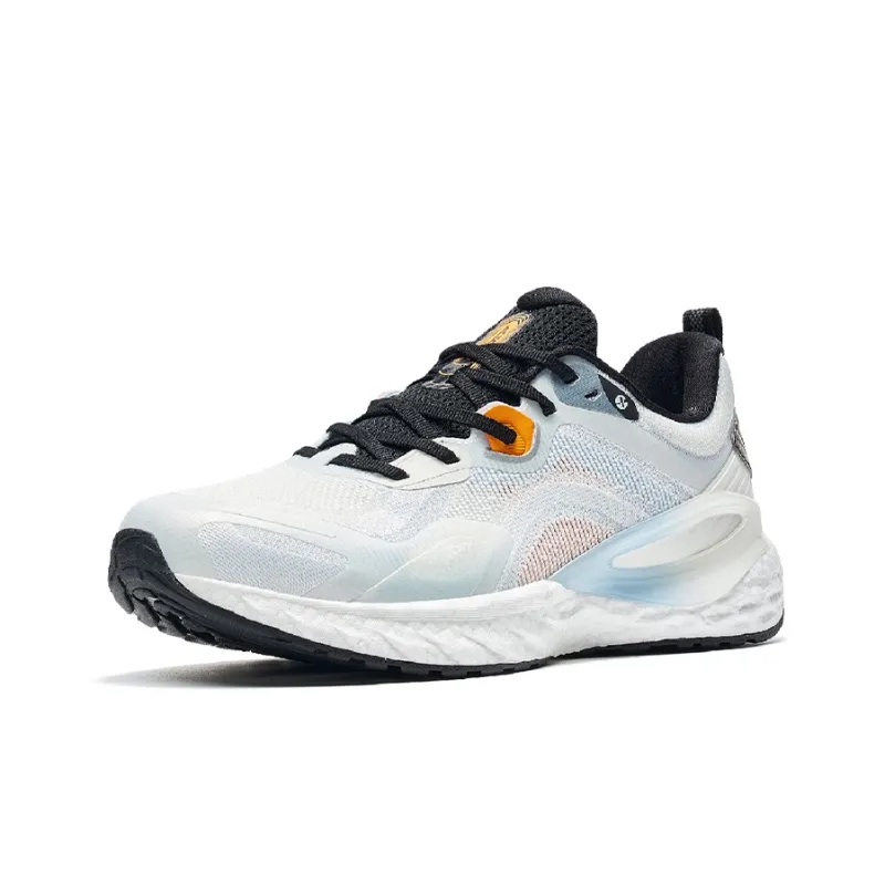 XTEP Anti Slip And Wear Resistant Breathable Low Top Running Shoes Men's White Blue-1