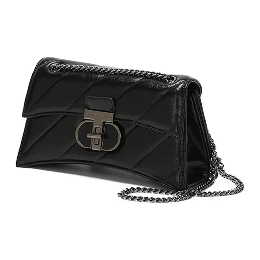 BETTINA VIVIAN PU Crossbody Bag Hourglass Bag Shoulder Bag Regular Women's Black-2