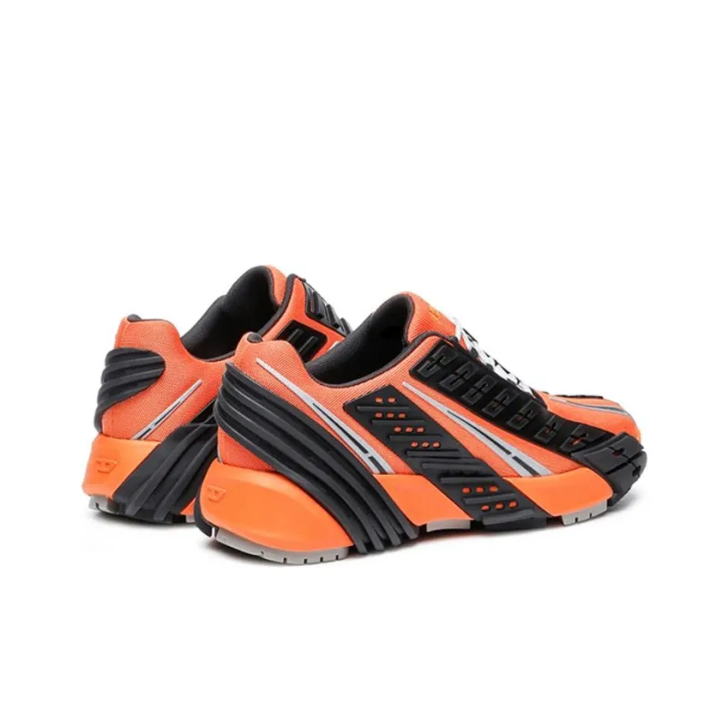 DIESEL Low Top Casual Shoes Men's Orange-3