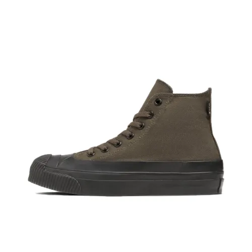 Converse All Star Canvas Shoes Unisex High-Top Brown Black