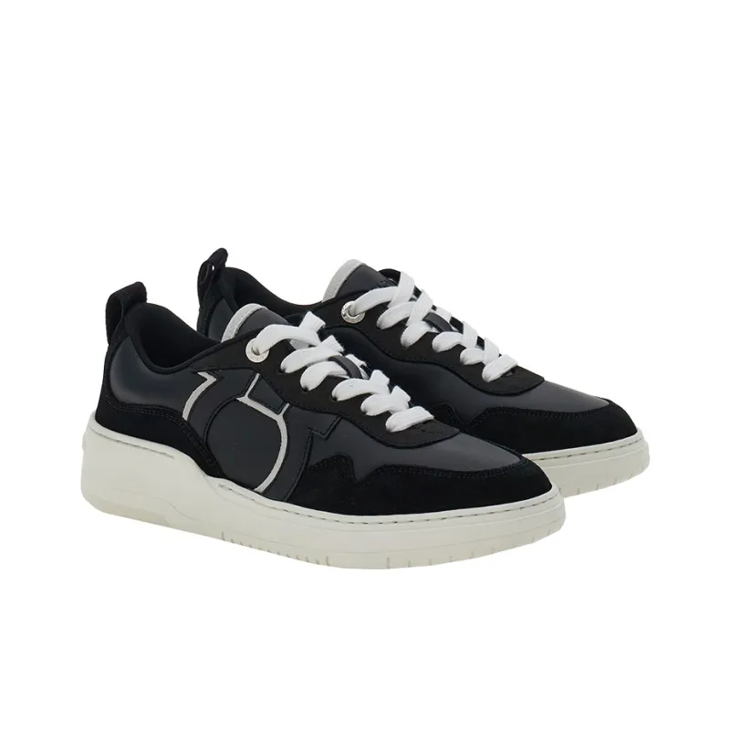 FERRAGAMO Gancini Lace-up Sneakers-1