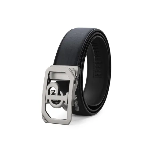 PIERRE CARDIN Business Letter Automatic Buckle Luxurious And High End Leather Belts Men's Width 3.5cm