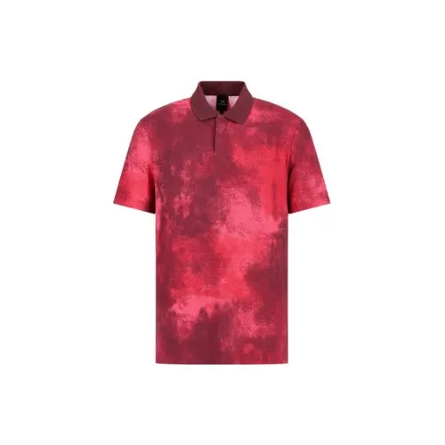 ARMANI EXCHANGE Polo Shirts Men Red