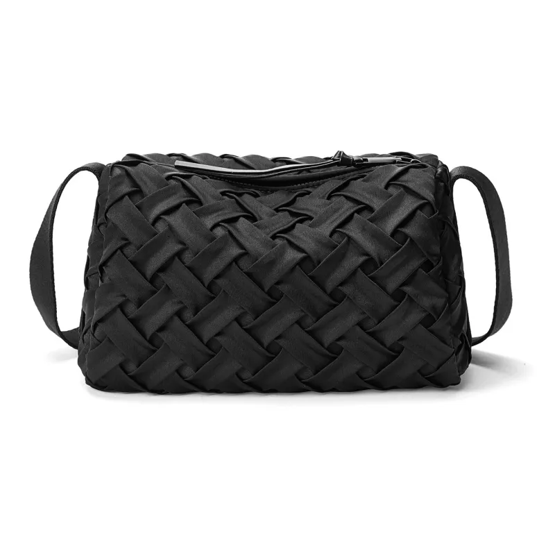 MELLO GOGO Fabric Shoulder Bag Crossbody Bag Regular Women's Black-3