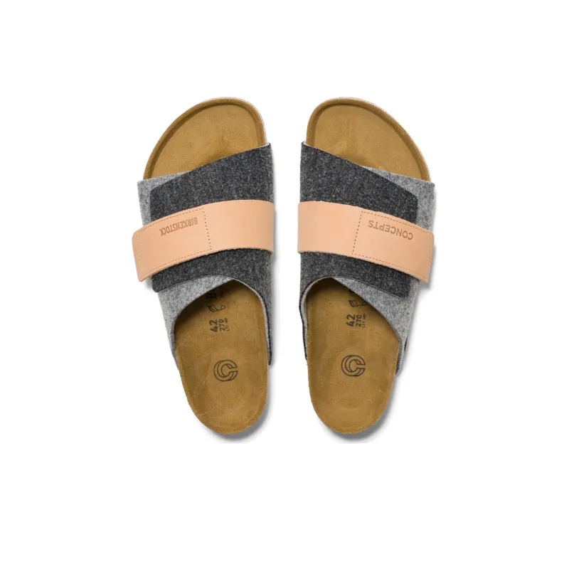 Birkenstock Concepts X Women's Kyoto 'Black Grey Felt' Women's-5