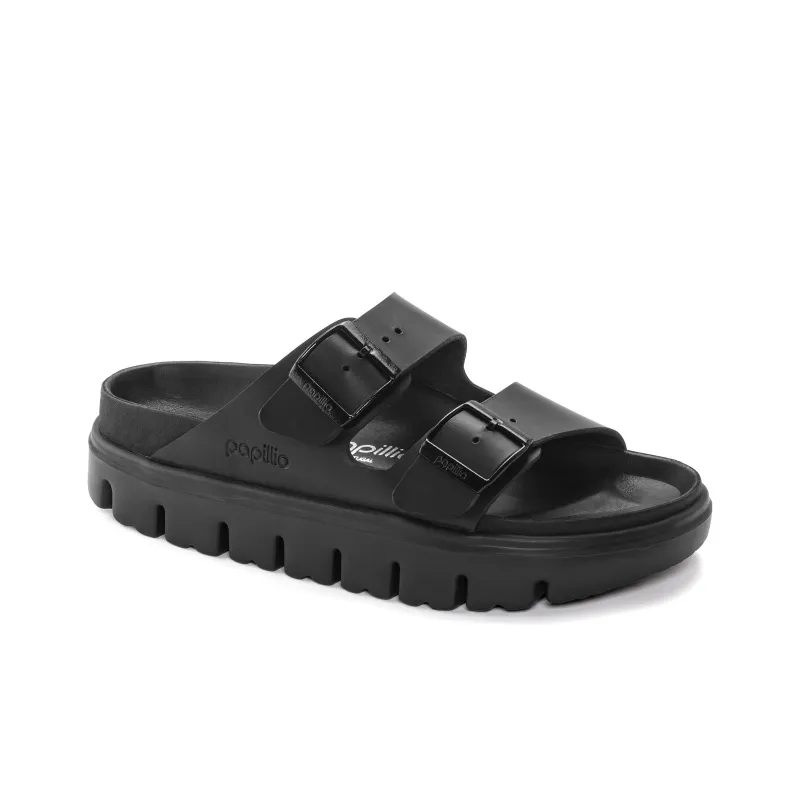Birkenstock Arizona Chunky Leather Black Narrow Fit Women's-2