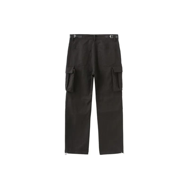 WAITINGWAVE Cargo Pants Men's Black-1