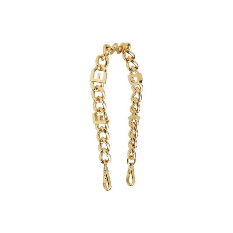 FENDI Brass Bag Strap Bag Strap Women's Gold-0