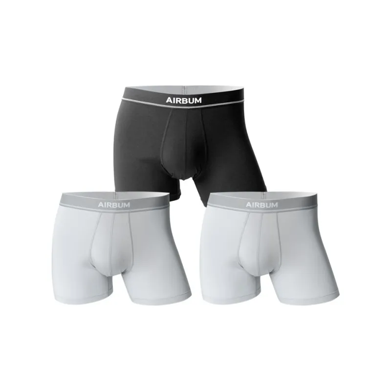 Airbum Underwear Boxer Shorts Men's 3 Pack-0