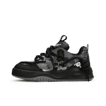 Isolated Manufacturing Coverage Wear-Resistant Slip-Resistant Low-Top Skateboard Shoes Unisex