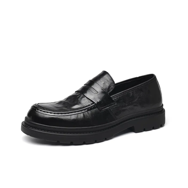 LUOGOKS Casual Shoes Men's Black-1