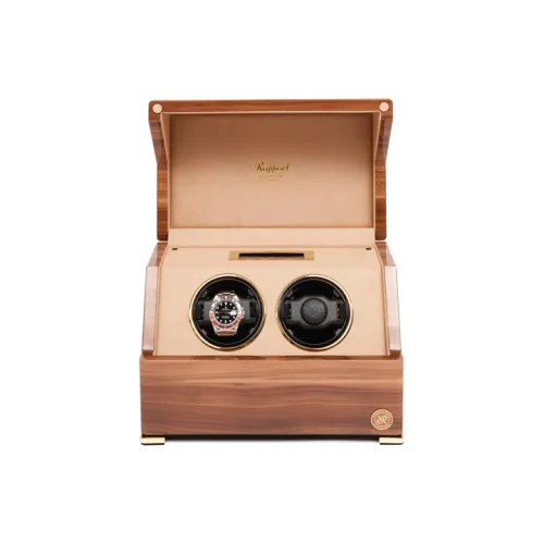 RAPPORT Double Watch Slot Watch Winder Brown Unisex W582Rapport