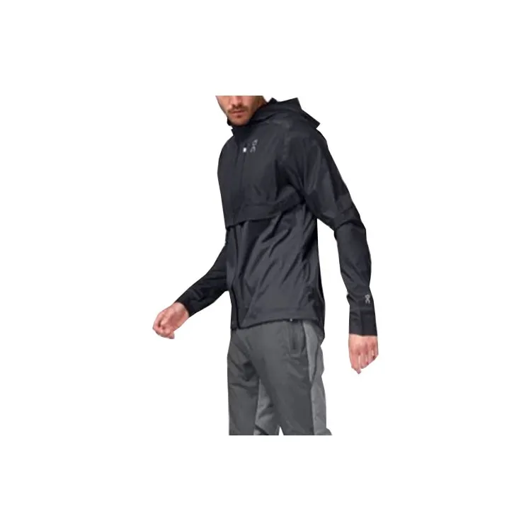 On Weather Jacket Jacket Men's Black/Dark Gray-1