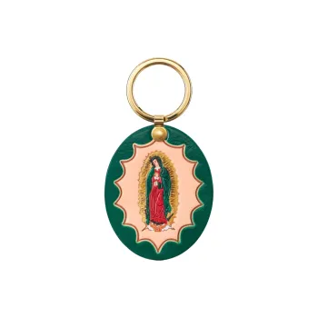 Supreme Guadalupe Leather Keychain