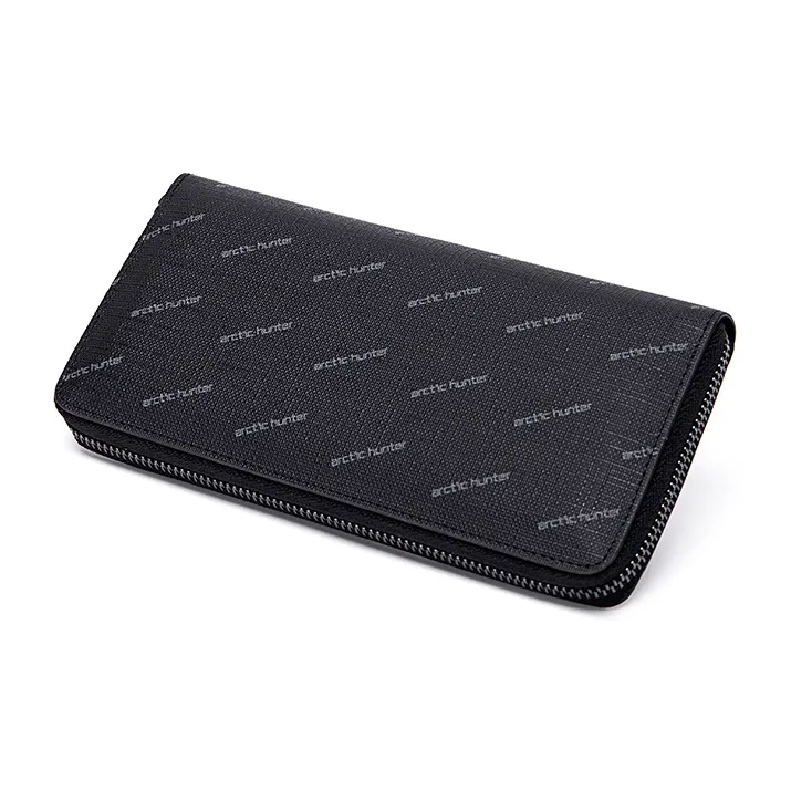 ARCTIC HUNTER PVC Wallet Regular Unisex Black-1