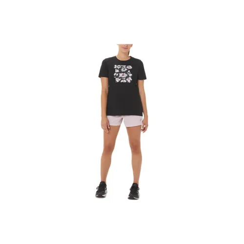 Asics HIBISCUS T-Shirts Women's Black