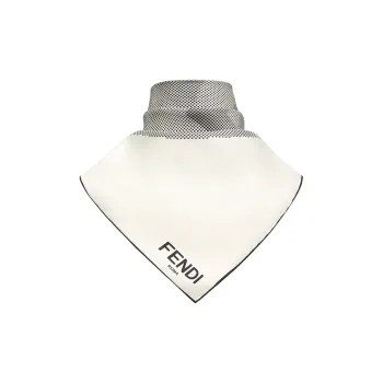 FENDI Silk Scarves Women's White