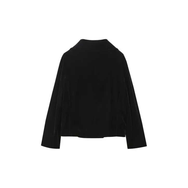 OVV Jackets Women's Black Solid Color A5-1