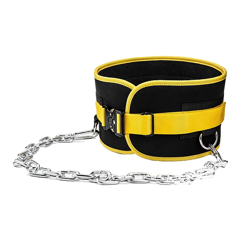 MANUEKLEAR Back Support Braces Protective One Size Yellow Polyester, Polypropylene, Iron Unisex-1