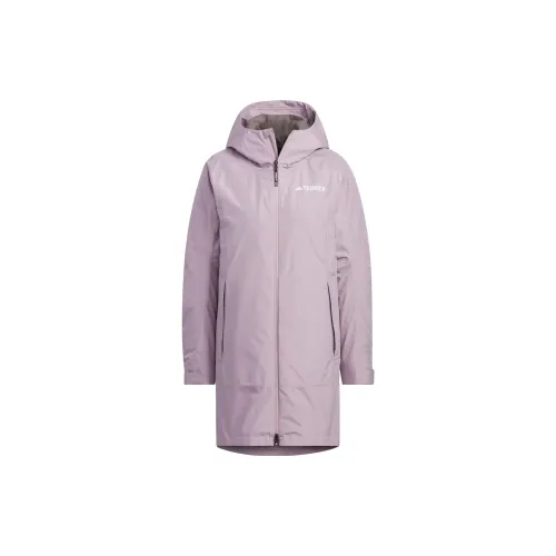 Adidas Windbreaker Jackets Women's Pink