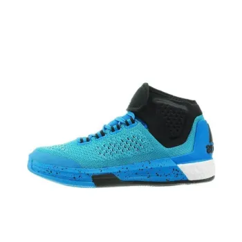 Adidas Crazylight Boost Cushioning Abrasion Resistant Breathable Mid Top Casual Running Shoes Men's Blue